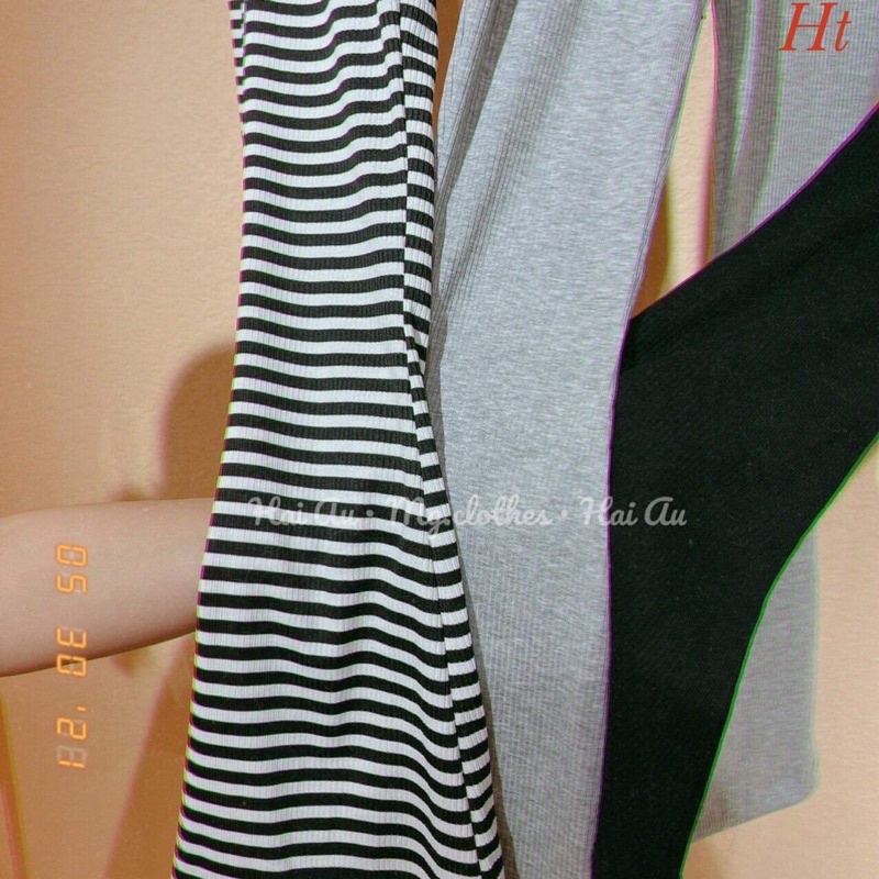 Quần loe ba hoạ tiết HT12