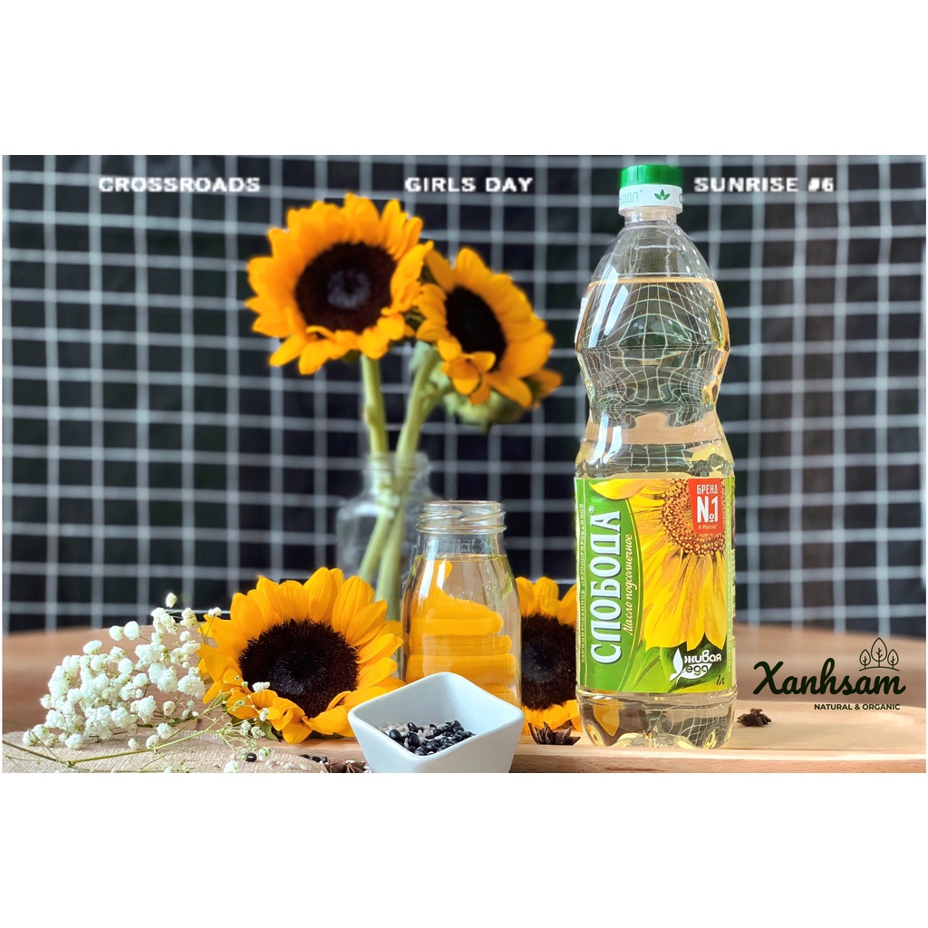 Dầu Hướng Dương Hữu Cơ 1L Sloboda - Xanhsam Organic