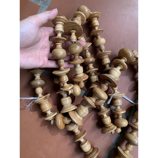 1 bộ nậm tre lồng tròn choè khuyên mi...