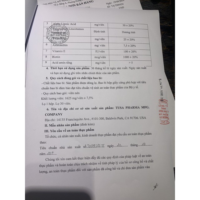 Viên Trắng Da, Chống Nắng PETYFAN ID30 GOLD -30 Viên , Nhập Khẩu USA