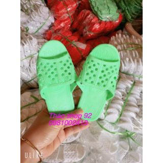 |FAMARAL2 giảm 10k cho đơn 50k|Dép tổ ong xanh lá cho bé30,31,33,33,,38,39,40-41