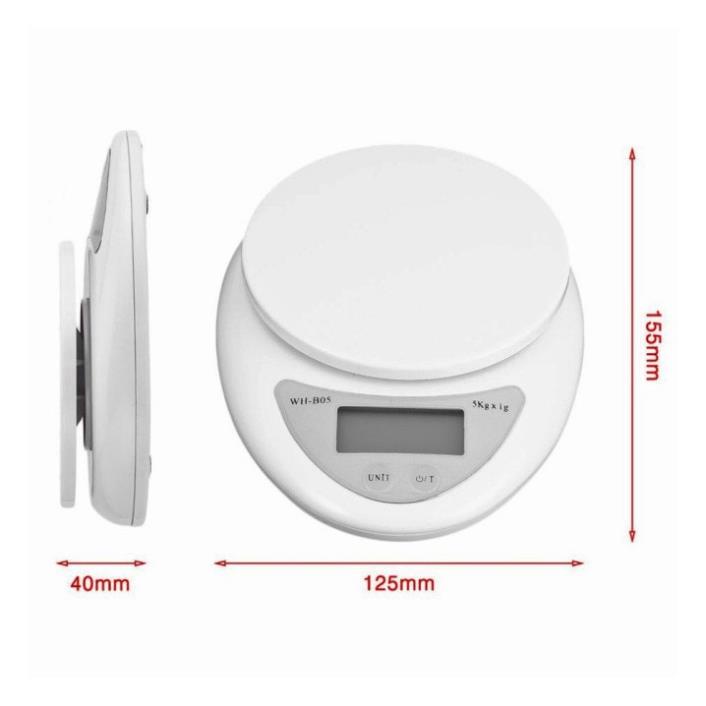 Cân điện tử nhà bếp mini Electronic cân tối đa 5kg