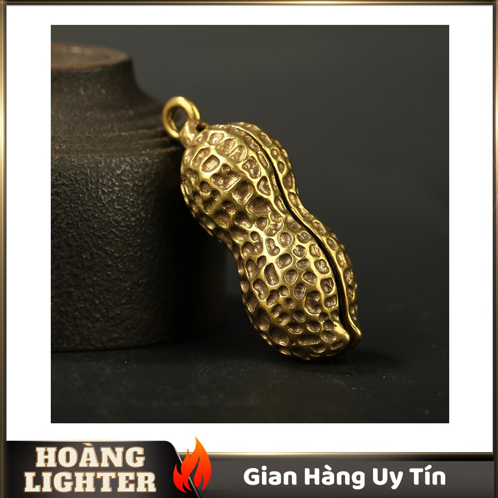 Tượng Đồng Phong Thủy Hình Hạt Đậu, Trang Trí Đem Lại May Mắn, Móc Khóa Mặt Dây Chuyền