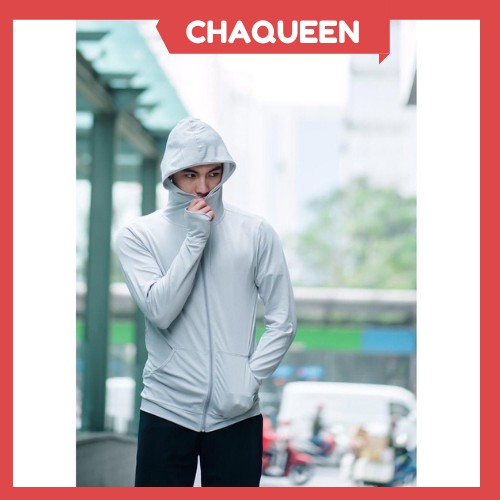 Áo Chống Nắng Nam Cao Cấp, Co Dãn 4 Chiều Thoáng Mát, Chống Mọi Tia UV Gây Hại Cho Da - Chaqueen