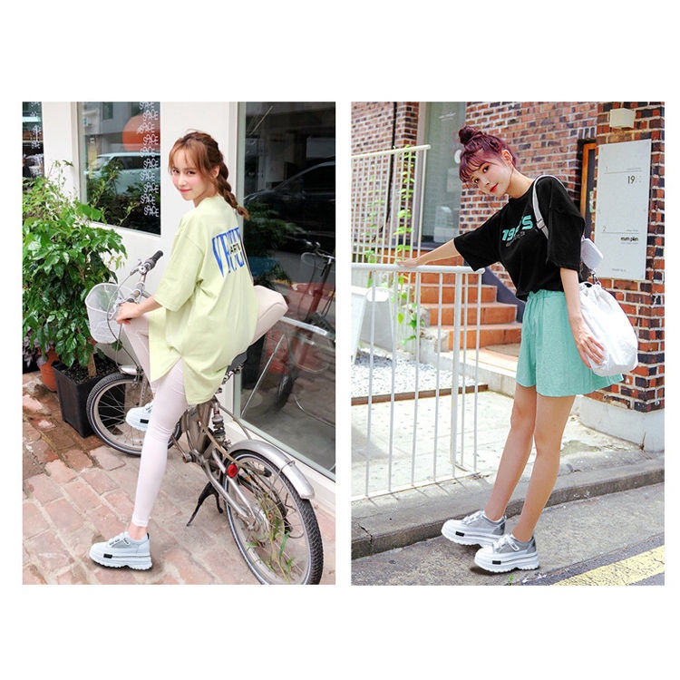 Giày Thể Thao Đế Dày Phối Lưới Thoáng Khí Chống Trượt Thời Trang Cho Nữ