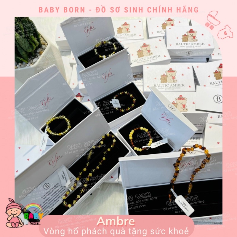 Ambre - Vòng hổ phách (Vòng tay / Vòng cổ) quà tặng sức khoẻ cho bé