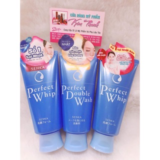 Sữa Rữa Mặt Tẩy Trang Sạch Sâu Senka Perfect Double Wash