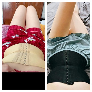 Gen siết eo sline 4 xương màu đen và màu da