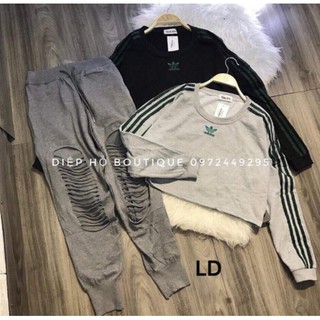 [ Hàng Có Sẵn ] Bộ Quần Áo Rách CRT Tay Dài Mặc Nhà , Đi Chơi MP78445