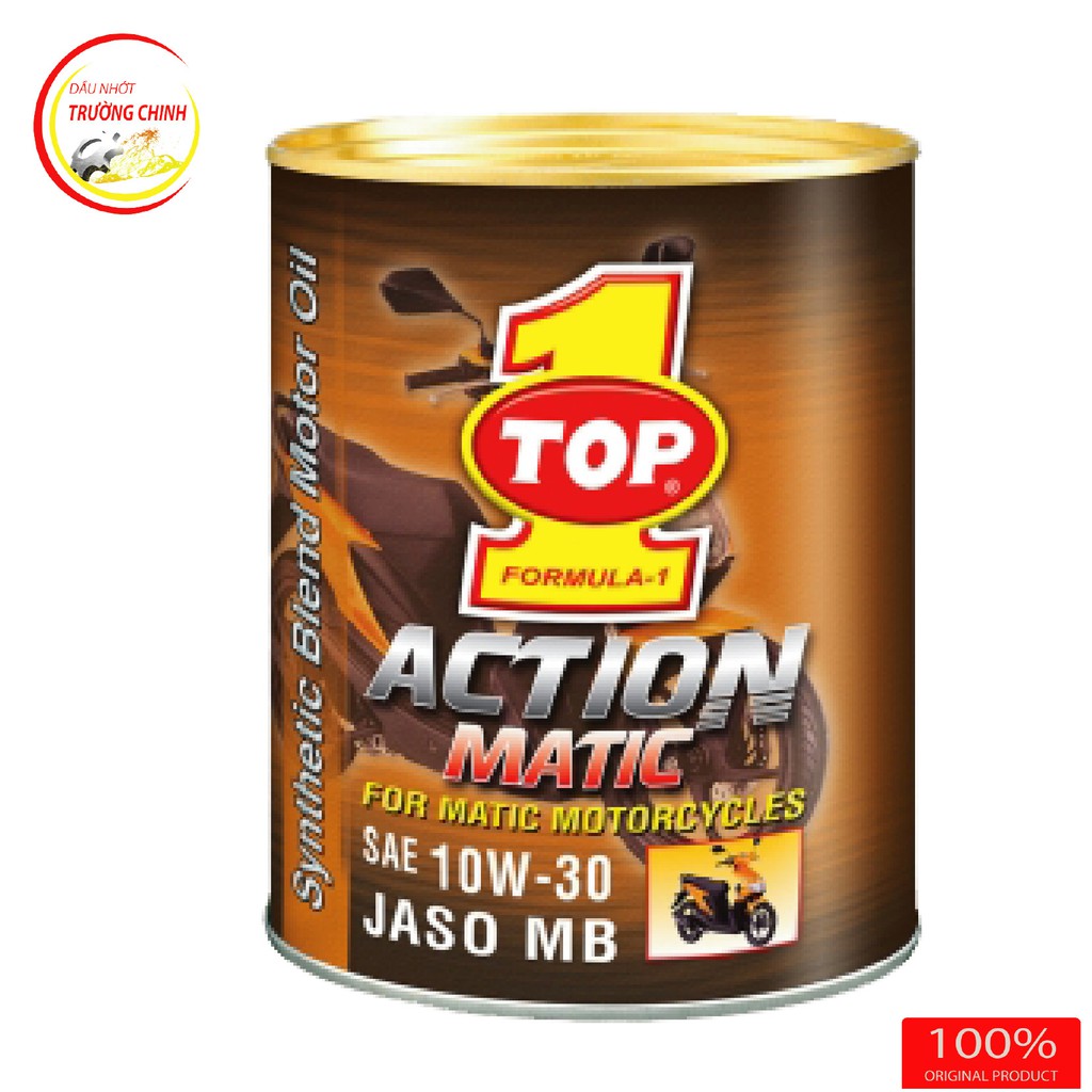 [Mã LT50 giảm 50k đơn 250k] Nhớt Top 1 M10 Zoom và Action Matic 10W30 800ML, 1L dành cho xe ga