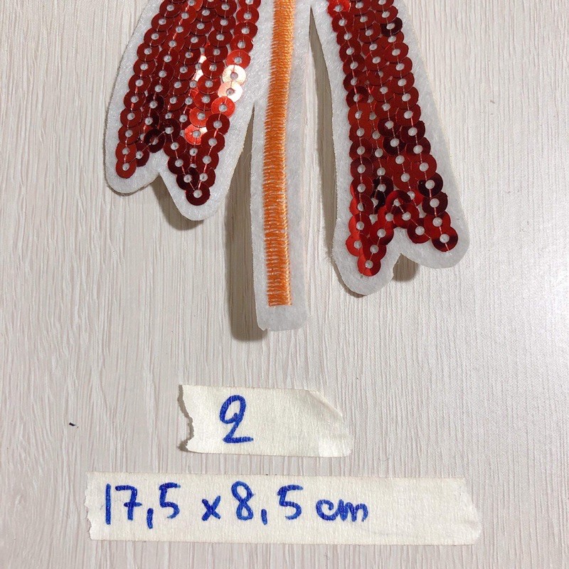 Sticker hình thêu hoạt hình cute kim sa