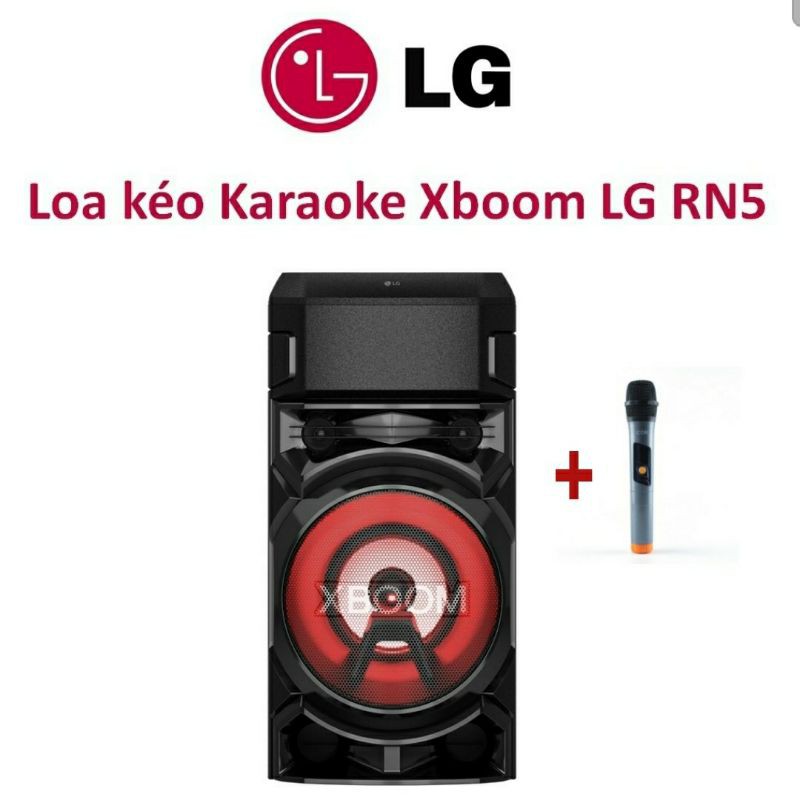 Loa Kéo Karaoke Bluetooth LG XBoom RN5 300W Tặng Kèm Mic Hát 500 K Hàng Chính Hãng BH 12 Tháng