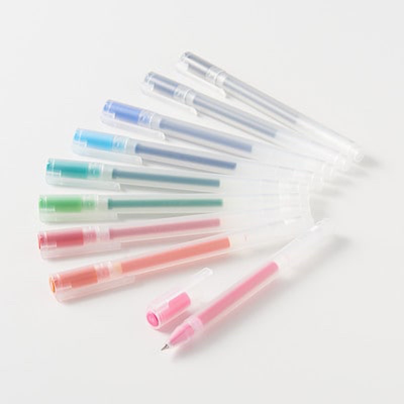 BÚT BI CÓ NẮP NHIỀU MÀU MUJI CHÍNH HÃNG