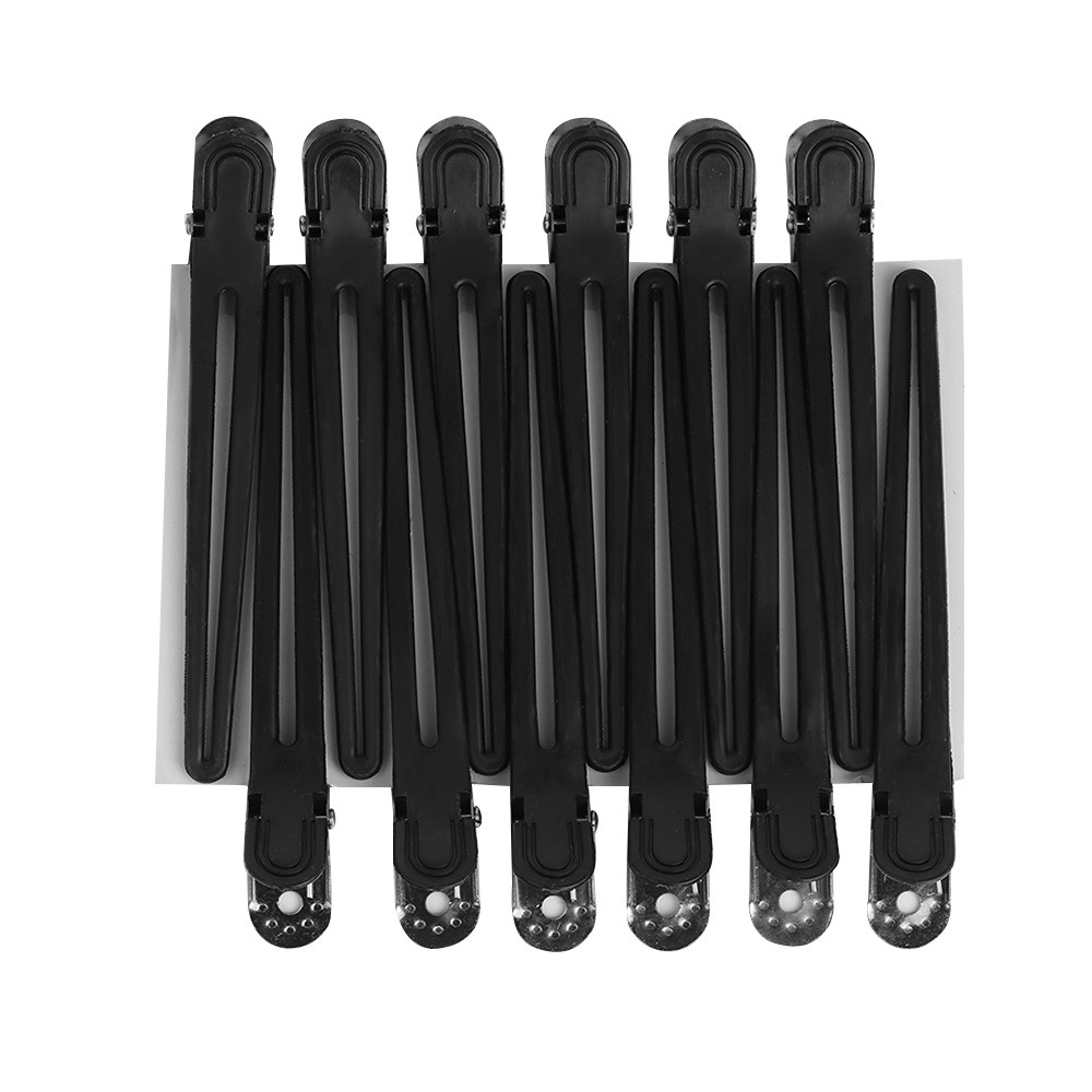 Bộ 3/4/9/12 kẹp màu đen chuyên dùng tạo kiểu tóc Osier