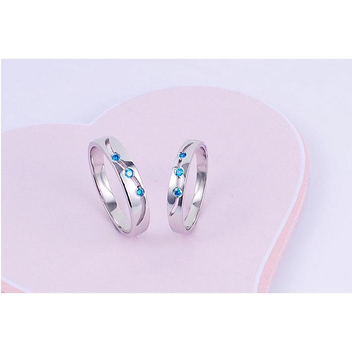 Nhẫn đôi Bạc Hiểu Minh NC145