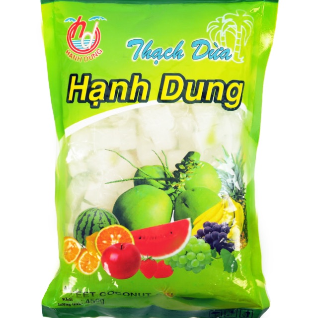 Thạch dừa Hạnh Dung túi 450g