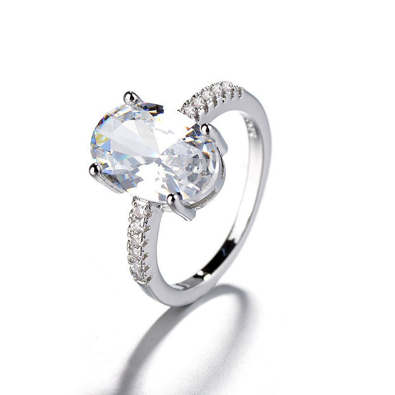 Nhẫn Đeo Tay Kim Loại Khảm Đá Thời Trang Cho Nữ