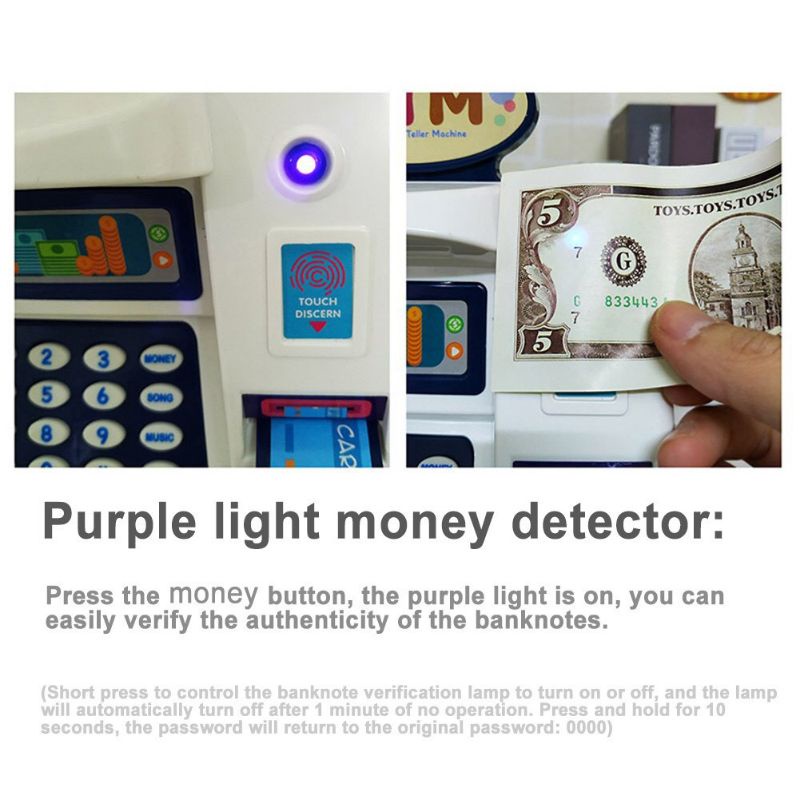 Máy rút tiền ATM được thiết kế gọn gàng, xinh xắn poli /robot poli car