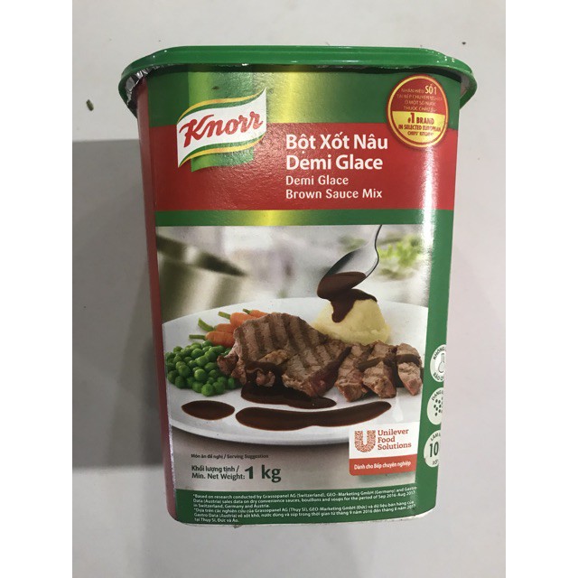 Bột Xốt Nâu Demi Glace Knorr hộp 1kg
