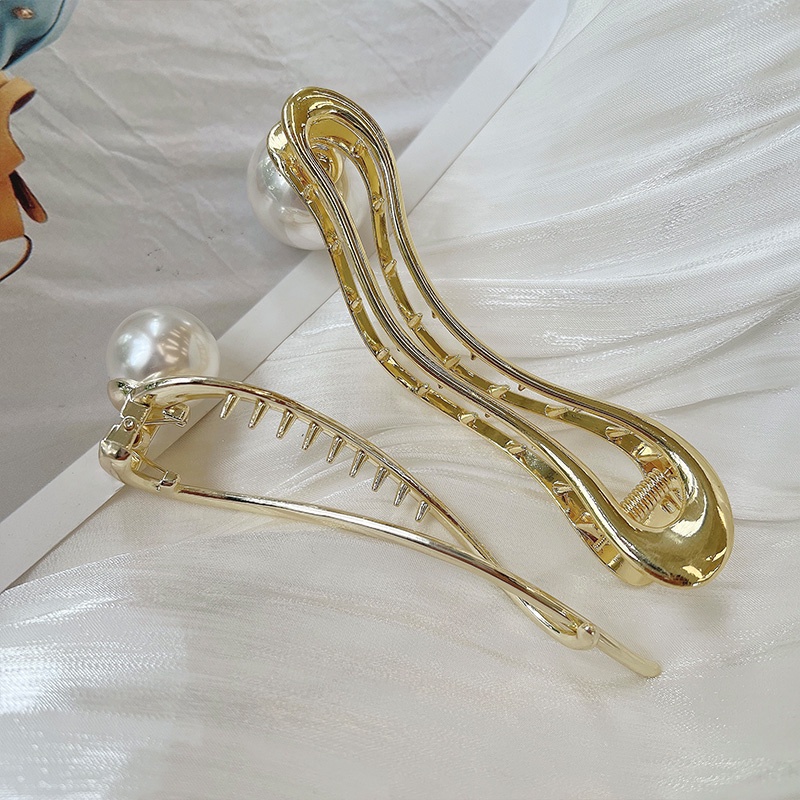 Kẹp Tóc Đính Ngọc Trai Nhân Tạo Thời Trang Cho Nữ