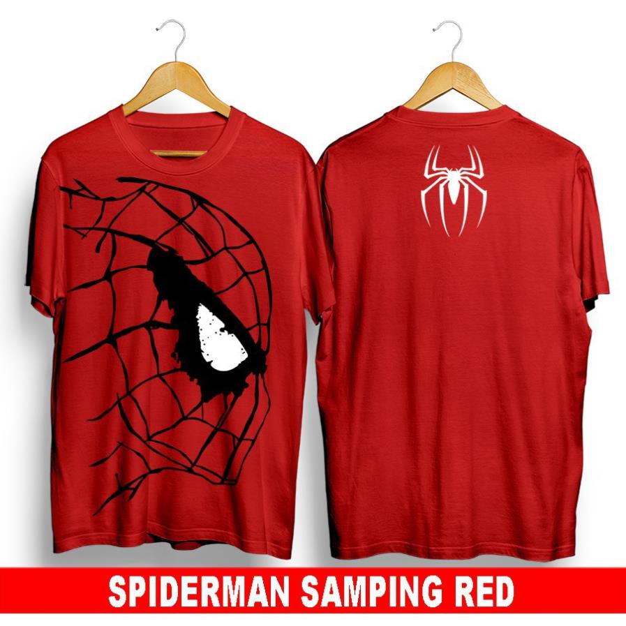 SALE 50% - ÁO thun Superhero Spiderman Side Red Distribution cực ngầu