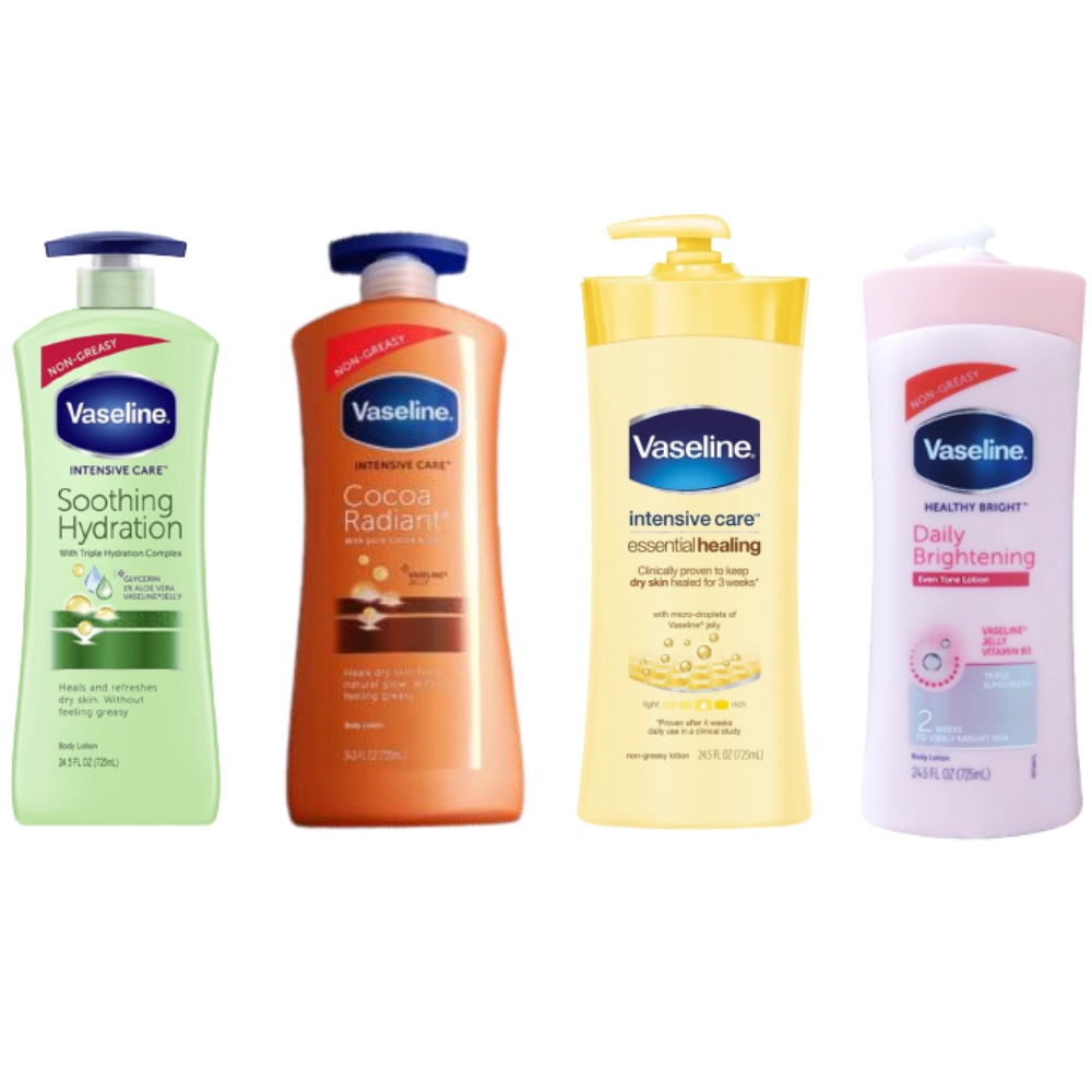 Sữa dưỡng thể Vaseline Lotion giúp làm trắng dưỡng ẩm cho da chăm sóc toàn diện 725ml