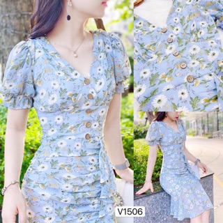 Váy hoa thiết kế bánh bèo