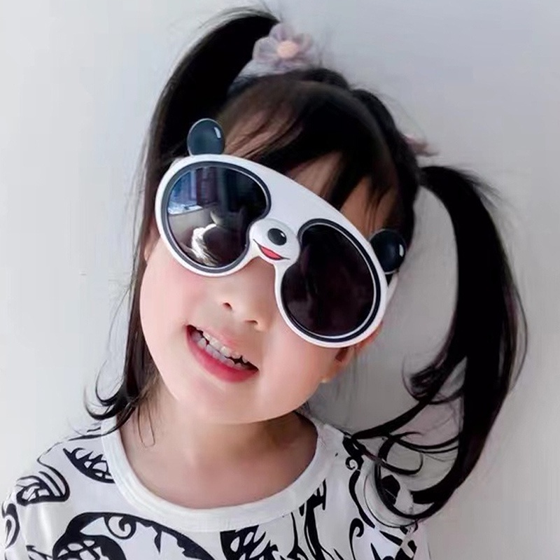 Ins Kính Râm Hình Gấu Trúc Ngôi Sao Phong Cách Đường Phố Thời Trang Bảo Vệ Tia UV Khi Đi Tuyết unisex