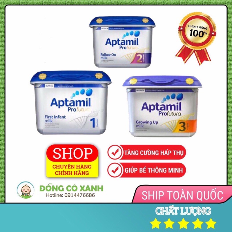 Sữa Aptamil ProFutura số 1, 2, 3- UK: 800gr