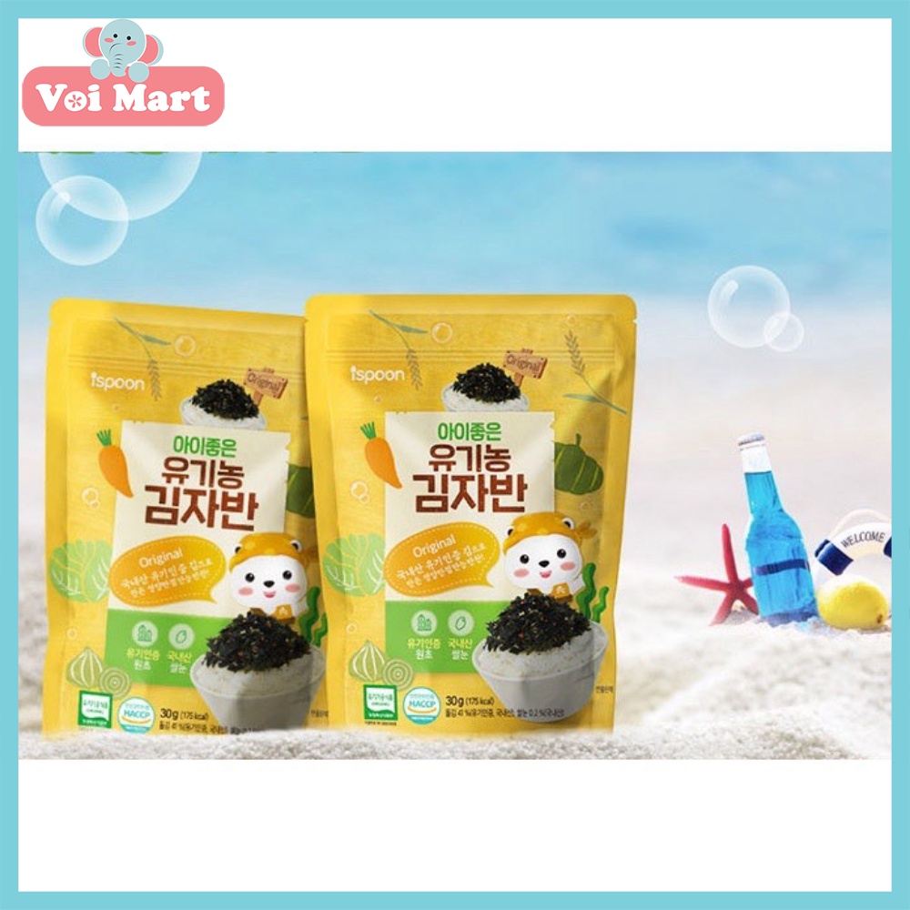 Rong Biển Vụn Rắc Cơm Hàn Quốc Ispoon - Rong Biển Hữu Cơ Nhập Khẩu