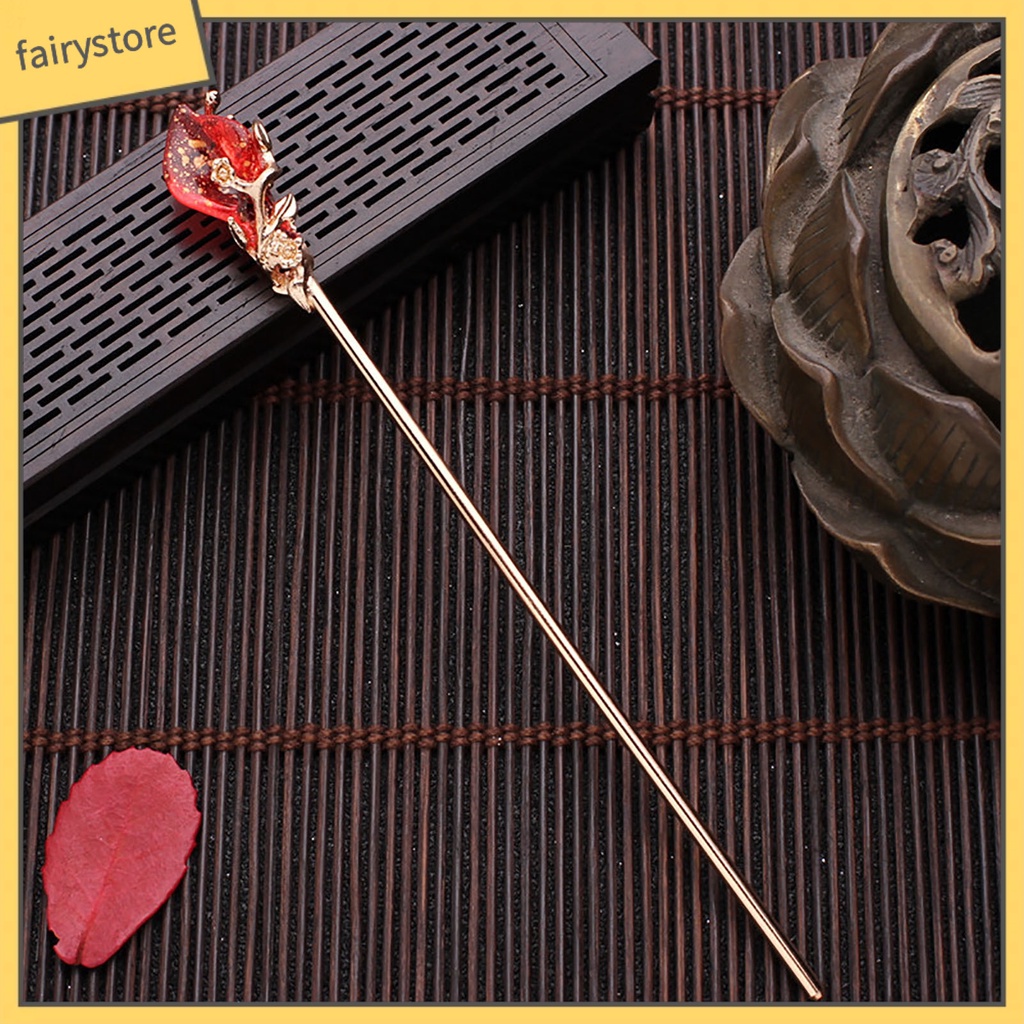 Trâm Cài Tóc Kim Loại Phong Cách Trung Hoa Cho Nữ