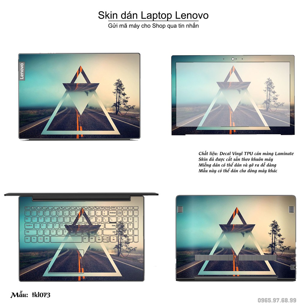 Skin dán Laptop Lenovo in hình thiết kế _nhiều mẫu 7 (inbox mã máy cho Shop)