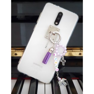 [𝑪𝑳𝑬𝑨𝑹𝑨𝑵𝑪𝑬 𝑺𝑨𝑳𝑬] Móc khóa điện thoại đính kèm chuỗi mân côi handmade MOONGEM, phụ kiện bagcharm độc đáo
