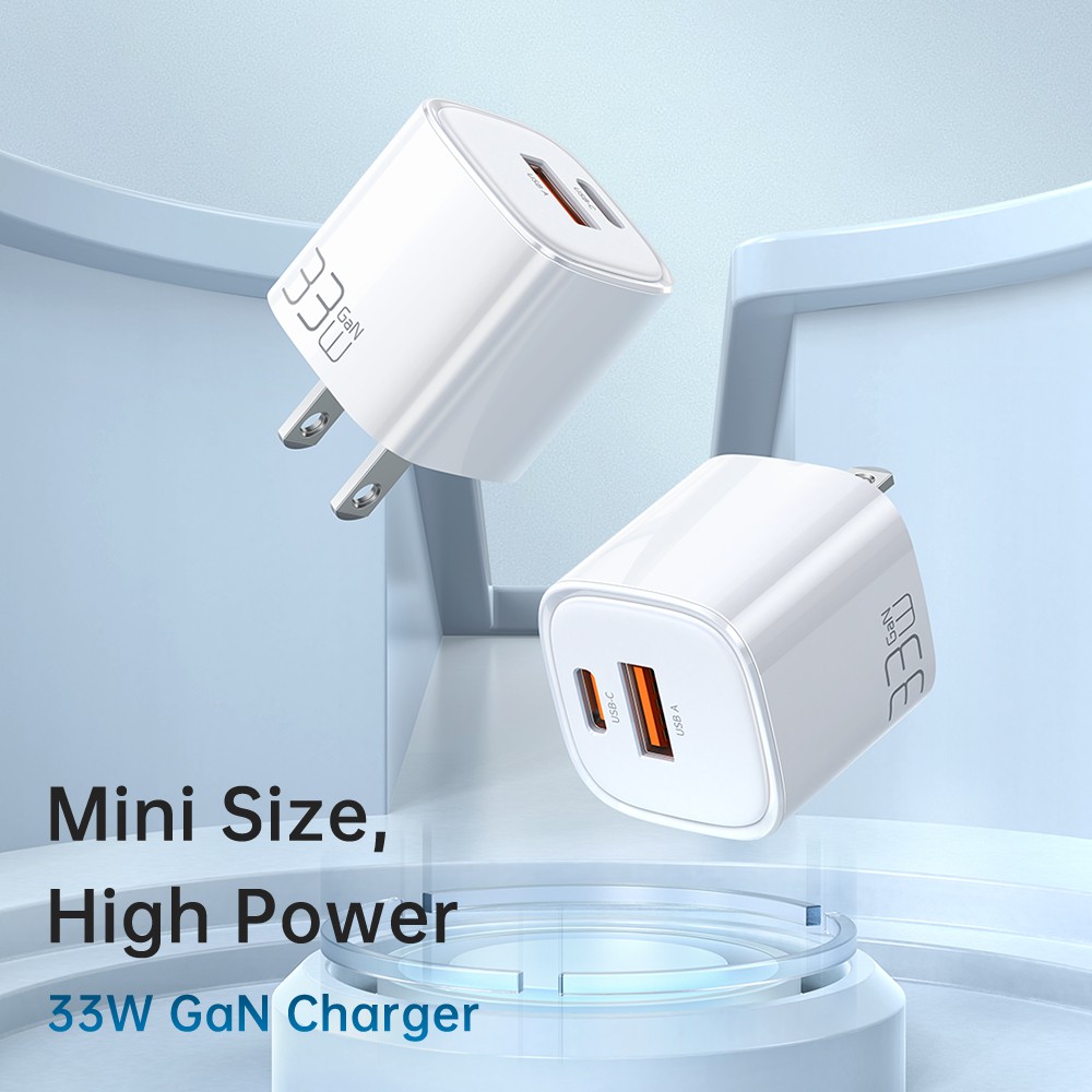Bộ Sạc Mcdodo 33W GaN USB QC + PD Type-C  hỗ trợ sạc nhanh CH-651