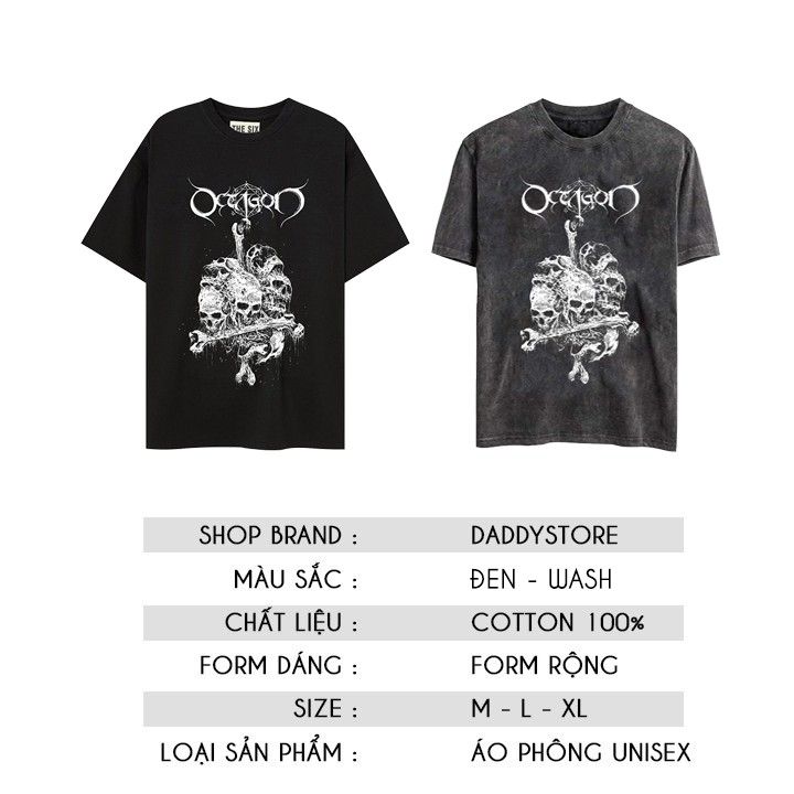 Áo thun unisex tay lỡ form rộng, Áo phông nam phong cách vintage metalic | BigBuy360 - bigbuy360.vn