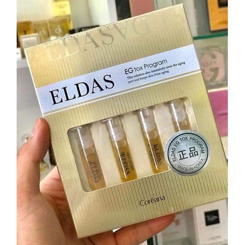 Hộp Serum Tế Bào Gốc Eldas EG Tox Program Coréana (2ml x 4 ống)