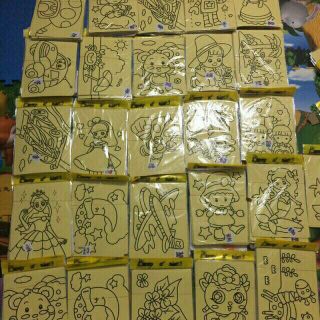 set 10 tranh cát khổ A4 có kèm cát