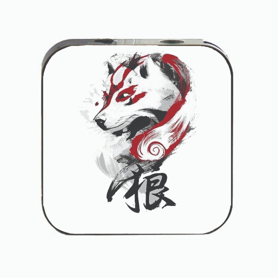 Máy nghe nhạc tranh phong cách Nhật Bản cầm tay mini tặng tai nghe mp3 anime chibi