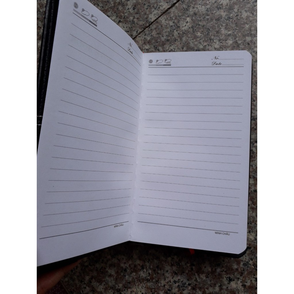 Sổ cầm tay bìa da MC485 KT 10.5 x 18cm