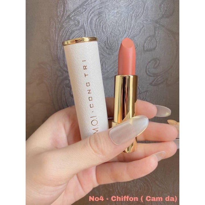 Son Môi Cao Cấp Luxury MOI - Son Lì Dưỡng Môi Không Chì Chính Hãng - MOI Cosmetics - Son M.O.I Hồ Ngọc Hà x Công Trí