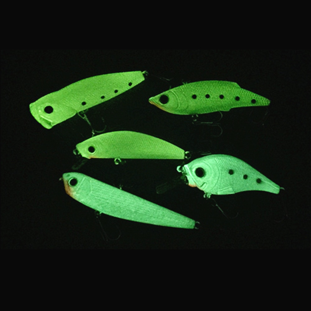 Mồi Câu Cá Nhân Tạo Cứng Phát Sáng Độc Đáo