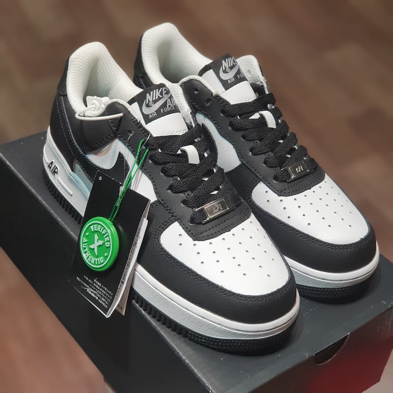 Giày_nike nam nữ, giày af1 đen trắng màu panda thời trang cao cấp full box