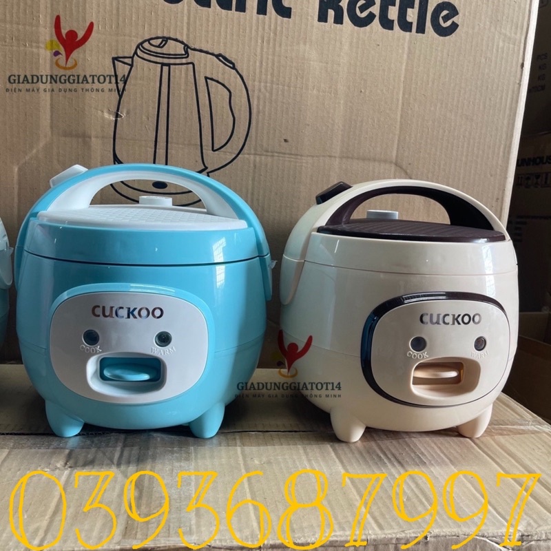 Nồi Cơm Điện mini cuCKoo CR387 Hàn Quốc -  Dung tích 1L, kiểu dáng Con Lợn Siêu Đáng Yêu, BH 12 tháng