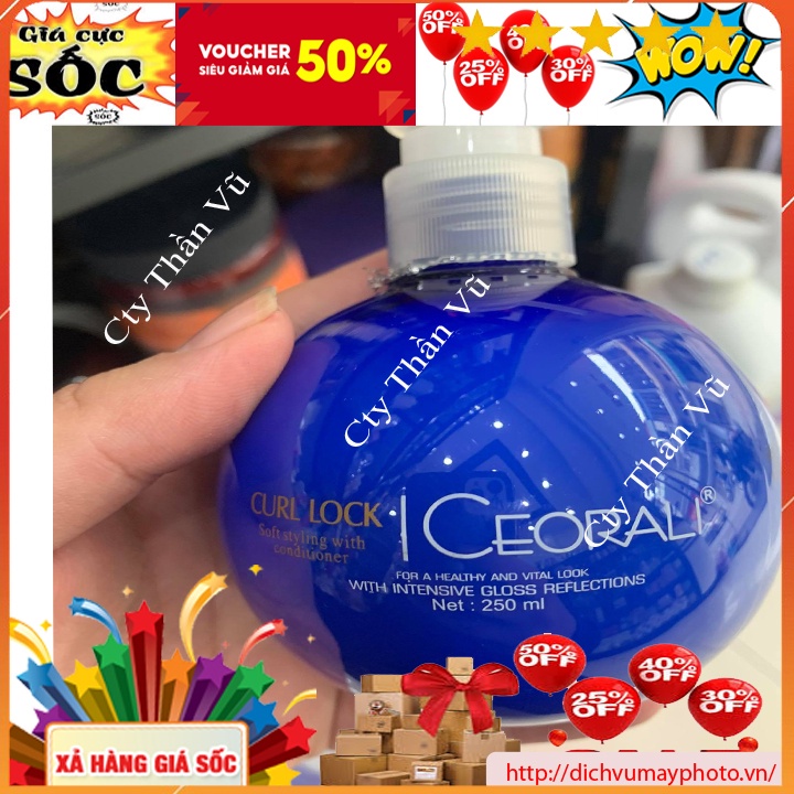 Kem dưỡng tóc giữ nếp tạo kiểu cho tóc uốn CEORALI dung tích 250 ml giúp tóc bồng bềnh tự nhiên