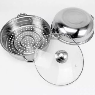 Nồi hấp inox 2 tầng POT size 28cm