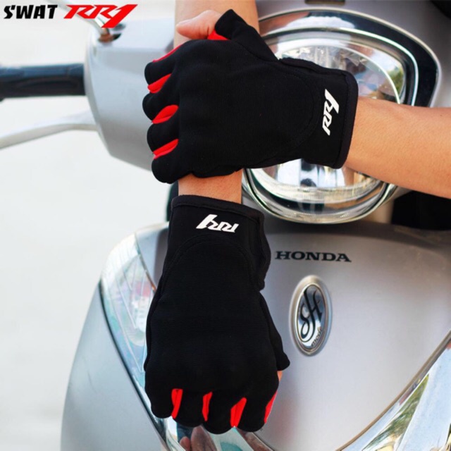 Găng tay hở ngón xe máy, xe đạp đủ mẫu