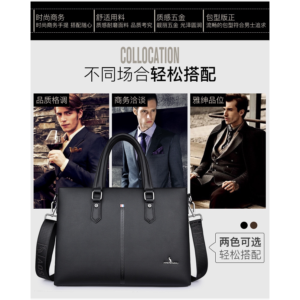 Túi xách da thời trang dành cho nam | BigBuy360 - bigbuy360.vn