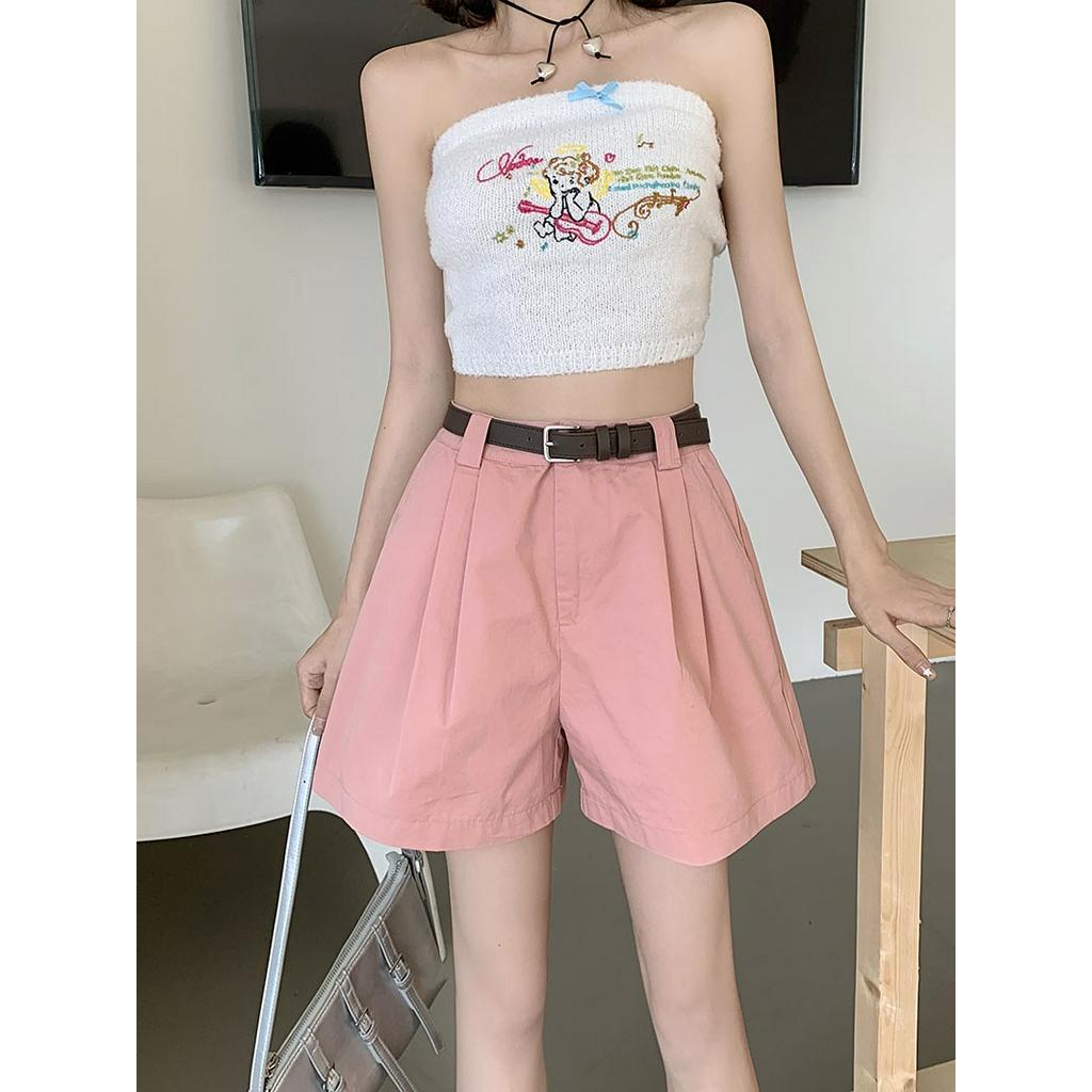 Quần Short Cạp Cao Phong Cách Mới Mùa Hè 63919