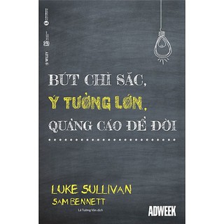 Sách - bút chì sắc, ý tưởng lớn, quảng cáo để đời