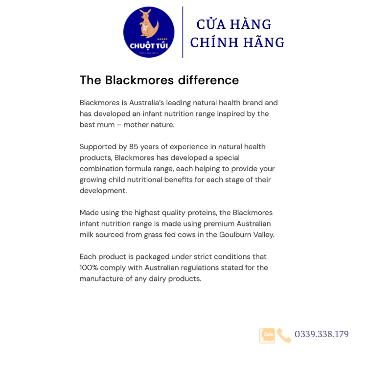Sữa BlackMores Số 2-3-1- Nội Địa Úc 900g, Sữa Blm giúp bé tăng cân,phát triển toàn diện-Cam kết hàng chuẩn, date xa